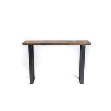 Load image into Gallery viewer, Steel and Wood Console Table - Pipe And Wood Designs 