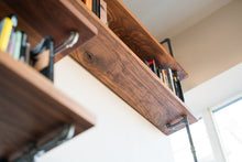 Load image into Gallery viewer, Pipe and Wood Desk with Bookcase - Pipe And Wood Designs 