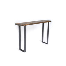 Load image into Gallery viewer, Steel and Wood Console Table - Pipe And Wood Designs 