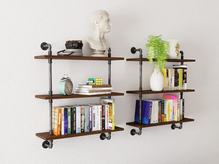 Wall mounted shelving unit