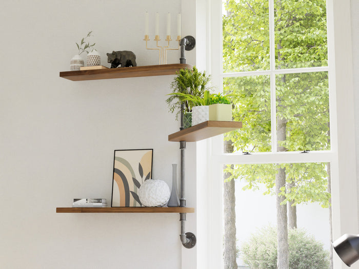 Swivel plant shelf