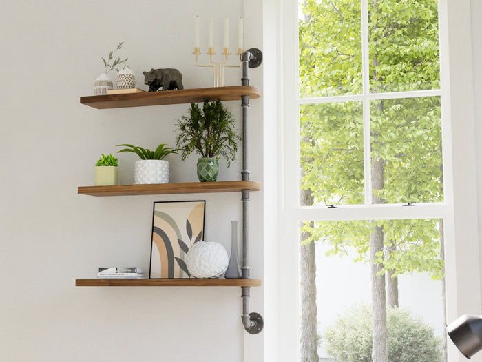 Swivel plant shelf