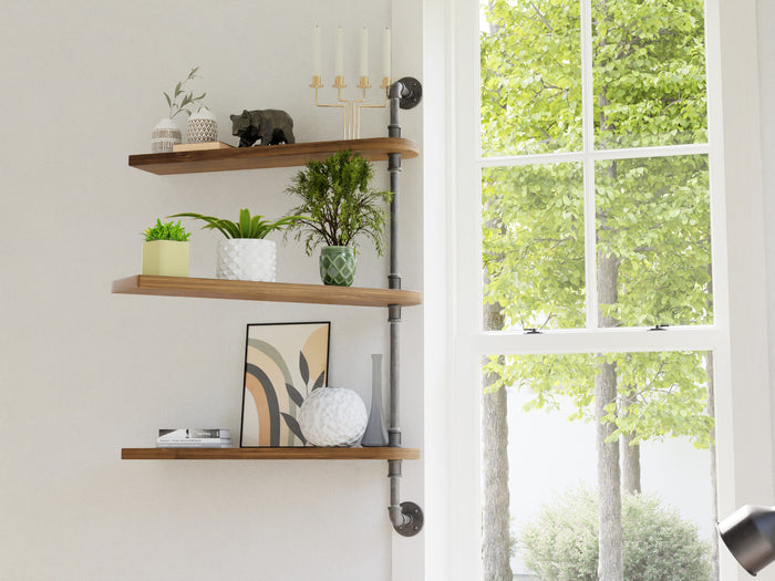 Swivel plant shelf