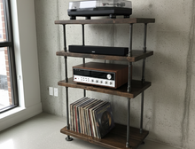 Load image into Gallery viewer, Audio &amp; Vinyl Stand