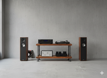 Load image into Gallery viewer, Pipe &amp; Wood Audio Console