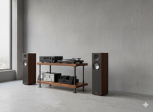 Load image into Gallery viewer, Pipe &amp; Wood Audio Console