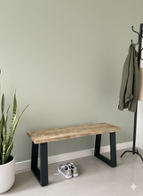 Load image into Gallery viewer, Modern industrial bench