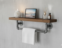 Load image into Gallery viewer, Pipe Towel Rack