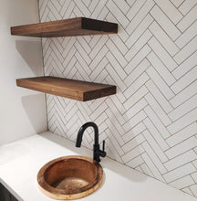 Load image into Gallery viewer, Wood Floating Shelf