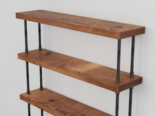 Load image into Gallery viewer, Industrial Pipe &amp; Wood Bookcase