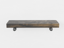 Load image into Gallery viewer, Wood Shelf with Pipe Brackets (1 shelf)