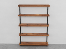 Load image into Gallery viewer, Industrial Pipe &amp; Wood Bookcase