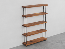 Load image into Gallery viewer, Industrial Pipe &amp; Wood Bookcase