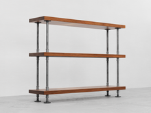 Load image into Gallery viewer, Steel and Wood Bookcase