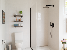 Load image into Gallery viewer, Wood Shelf with Pipe Brackets (1 shelf)