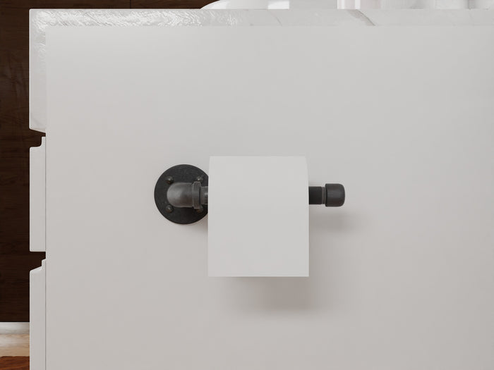Industrial Pipe Toilet Paper Holder