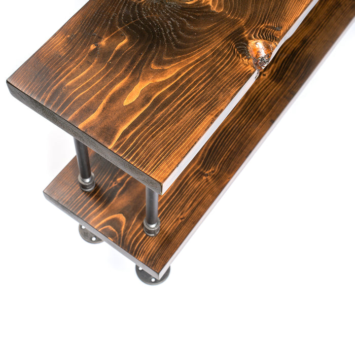 Industrial TV Stand - Pipe And Wood Designs 