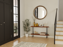 Load image into Gallery viewer, Industrial Entryway Table with Shelf