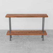 Load image into Gallery viewer, Industrial Entryway Table with Shelf