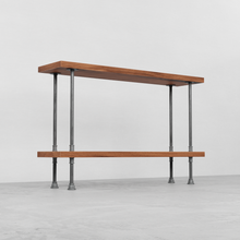 Load image into Gallery viewer, Industrial Entryway Table with Shelf