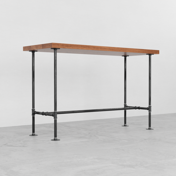 Maple Desk with Pipe Frame