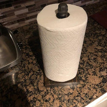 Load image into Gallery viewer, Paper Towel Holder - Pipe And Wood Designs 