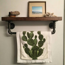 Load image into Gallery viewer, Pipe Towel Rack - Pipe And Wood Designs 
