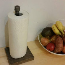 Load image into Gallery viewer, Paper Towel Holder - Pipe And Wood Designs 