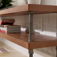 Load image into Gallery viewer, Modern Industrial TV Stand: Wide Edition